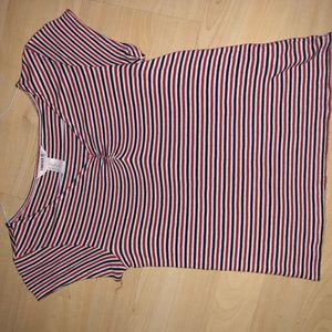 ‼️Forever21 Stripes‼️ Shirt V Neck‼️